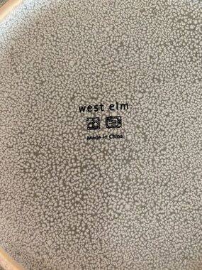 West Elm Organic Speckled Plate Set